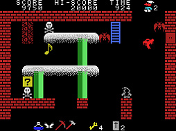 画像ギャラリー No.005のサムネイル画像 / MSX0 Stack専用「J.P.ウィンクル」,プロジェクトEGGで配信開始。1986年に発売されたサイドビューのアクションゲーム