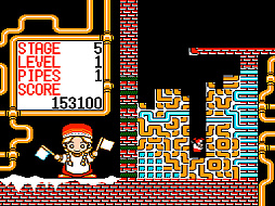 画像ギャラリー No.003のサムネイル画像 / 「パイプライン大作戦」,プロジェクトEGGで会員向けに無料配信開始。パイプブロックを組みあわせてラインを作る,落ちもの系ACTパズル