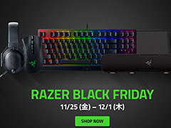Razer���ǥХ������¤��ʤ��Razer Black Friday�פ�11��25���˥������ȡ�Razer��PC��ǯ���������