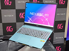 グリーンのカラーをまとったコスパ重視のゲーマー向けノートPC「NEXTGEAR J6」をマウスコンピューターが発売