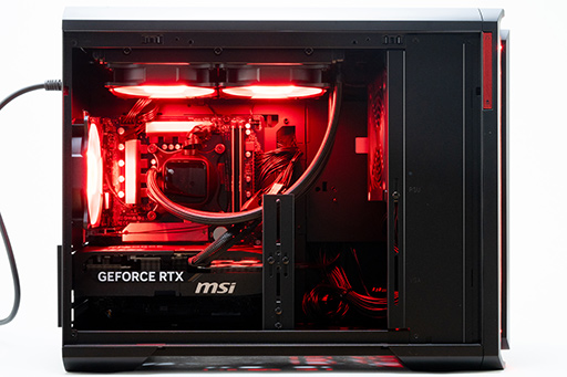 画像ギャラリー No.005のサムネイル画像 / G TUNEの新型ミニタワーゲームPC「DG-I7G70」をテスト。机上に置きやすいコンパクトな筐体でも性能や静音性は優秀だ