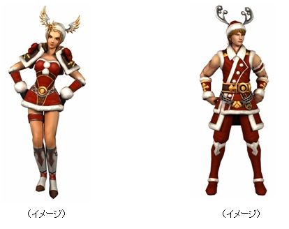 画像ギャラリー No.003のサムネイル画像 / 「CRUEL WAR」12月18日までにキャラ作成をした人全員にサンタ衣装を配布