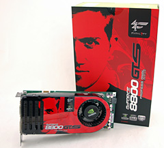 画像集#002のサムネイル/XFXからFatal1tyブランドのクロックアップ版8800GTSカードが発売