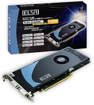 画像集#001のサムネイル/ELSA,GeForce 8800 GT搭載の「GLADIAC 988 GT」を発表