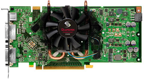 画像集#001のサムネイル/Leadtek,1000セット限定でZalmanクーラー搭載8800GTカード発売