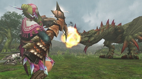 画像ギャラリー No.015のサムネイル画像 / 「MHF」の2012年にかける意気込みを表すため,獣竜種“アビオルグ”と甲殻種“タイクンザムザ”を実装した,「フォワード.3」直前インタビューを掲載