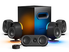 SteelSeries初となるゲーマー向けスピーカーセット「Arena」シリーズ計3製品が3月10日に国内発売