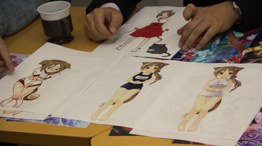 画像ギャラリー No.021のサムネイル画像 / 「桃色大戦ぱいろん+」×「アルテイルネット」のコラボオリジナルキャラはウェブマネー土田氏が監修。“どうしてそうなった”のか運営3者に聞いてみた