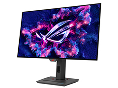 4K/240HzとフルHD/480Hzを切り替えられる有機ELディスプレイがASUSから登場。液晶モデルも用意