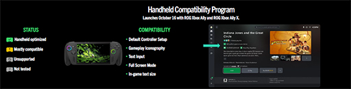 画像ギャラリー No.012のサムネイル画像 / 携帯型ゲームPC「ROG Xbox ALLY」シリーズが10月16日に発売。Ryzen Z2&最適化されたWindows 11を採用する
