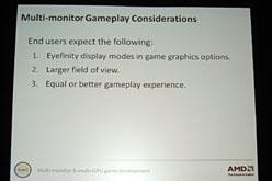 ���������꡼ No.003�Υ���ͥ������ / ��GDC 2010�ϡ�Eyefinity��CrossFireX�������ˡ��ס�AMD��ξ���Ѽ�����Υݥ���Ȥ���⤷�����ݡ��Ȥ�ƤӤ���