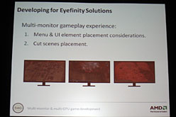 ���������꡼ No.006�Υ���ͥ������ / ��GDC 2010�ϡ�Eyefinity��CrossFireX�������ˡ��ס�AMD��ξ���Ѽ�����Υݥ���Ȥ���⤷�����ݡ��Ȥ�ƤӤ���