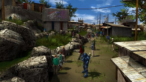 画像ギャラリー No.002のサムネイル画像 / オープンワールドを自由に行動できるXbox 360専用アクションゲーム「ライオットアクト 2」。ゲームの世界観が分かるコミック風ムービーが公開に