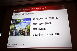 ���������꡼ No.035�Υ���ͥ������ / ��CEDEC 2010�Ͻ�����������������ȥͥ����ޥ󥹷ϡɤ����ͼԤ�������饯�����ᥤ���󥰤˴ؤ���Υ��ϥ�������