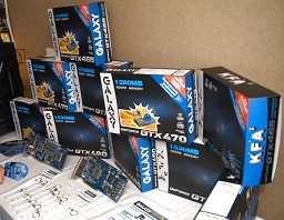 ���������꡼ No.003�Υ���ͥ������ / ��COMPUTEX��Galaxy��GeForce��®�Ȥʤ�ǥ奢��GTX 470�����ɤ�GTX 470��GT 240���祫���ɤ����