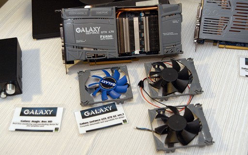 ���������꡼ No.011�Υ���ͥ������ / ��COMPUTEX��Galaxy��GeForce��®�Ȥʤ�ǥ奢��GTX 470�����ɤ�GTX 470��GT 240���祫���ɤ����