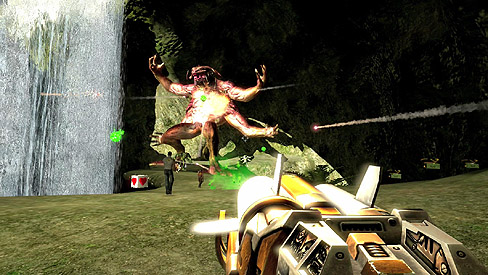 画像ギャラリー No.004のサムネイル画像 / 撃ちまくり系FPSファンの期待作,「Serious Sam HD」の最新プレイムービーを掲載