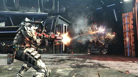画像ギャラリー No.029のサムネイル画像 / 「VANQUISH」登場人物や行く手を阻む強敵,武器などの情報が公開。予約特典で強力な武器3種が入手できるダウンロードコードが付属