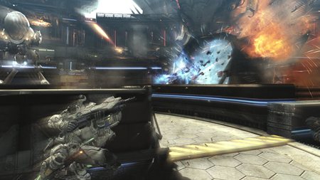 画像ギャラリー No.031のサムネイル画像 / 「VANQUISH」登場人物や行く手を阻む強敵,武器などの情報が公開。予約特典で強力な武器3種が入手できるダウンロードコードが付属