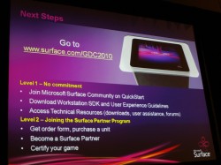 ꡼ No.015Υͥ / GDC 2010ϥơ֥뷿२󥿡ƥȡMicrosoft Surfaceפϥǥ٥åѤ罸