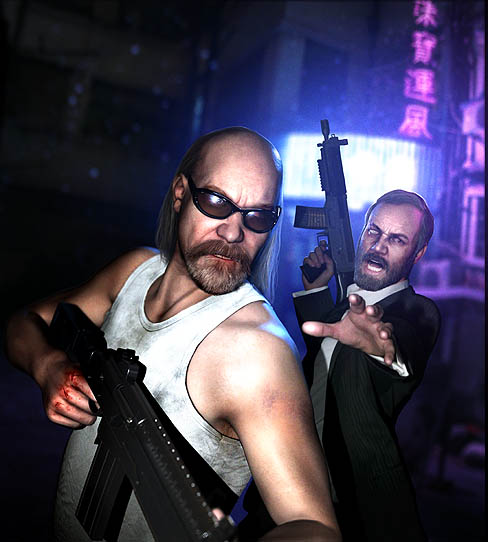 画像ギャラリー No.001のサムネイル画像 / 「ケイン アンド リンチ2 ドッグ・デイズ」は,その場にいるようなリアルな暴力シーンを,独特の映像で表現