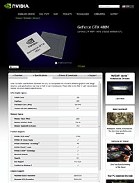 ꡼ No.003Υͥ / ΡPCˤFermiNVIDIAGeForce GTX 480Mפξ