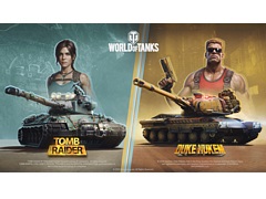 「World of Tanks」,Lara CroftとDuke Nukemが参戦するコラボ・バトルパス「ヒーローの軌跡」を7月10日から開催