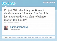 画像ギャラリー No.002のサムネイル画像 / Lionhead Studios,「Milo & Kate」開発チームの写真を公開。プロジェクト自体の存在はほぼ確定