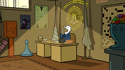 画像ギャラリー No.002のサムネイル画像 / FBIの「パズル捜査課」に勤めるたった一人の捜査官を主人公とした,「Puzzle Agent」のデモ版をUp