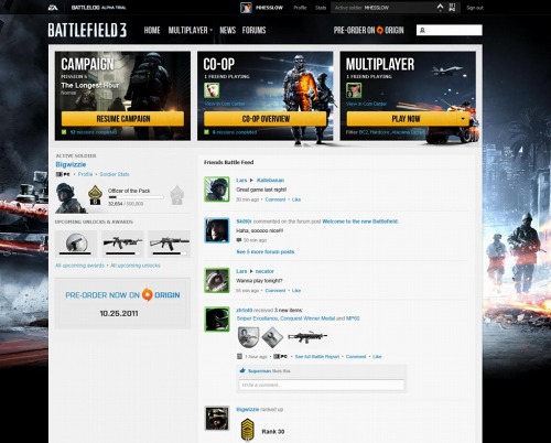 ꡼ No.003 | Battlefield 3סSNSǽBattlelogפξܺ٤餫ˡͧͤȤθή䥢֥褤ǽ