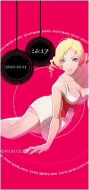 画像集#005のサムネイル/「キャサリン」公式モバイルサイトで携帯電話のきせかえツール配信