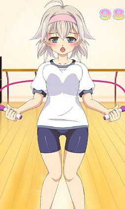 画像ギャラリー No.003のサムネイル画像 / 「萌えなわとび」,dメニューとAndroidマーケットに登場。タップで揺らそう