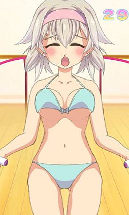 画像ギャラリー No.004のサムネイル画像 / 「萌えなわとび」,dメニューとAndroidマーケットに登場。タップで揺らそう