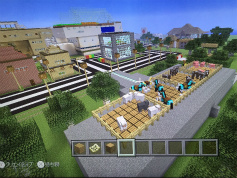 画像ギャラリー No.013のサムネイル画像 / 「Minecraft」を使った小中学生向けコンテスト「つくろうみんなの未来都市コンペティション」の受賞記念イベントが開催。最優秀賞は小学4年生のチーム