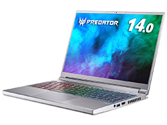 Acer,重量約1.7kgでRTX 3060内蔵の14インチ級ゲームノートPC「Predator Triton 300 SE」を発売