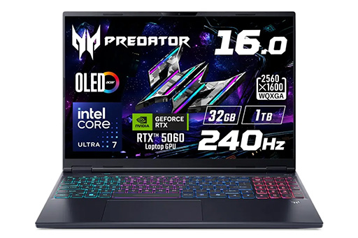 ꡼ No.002 | 19mm2.2kgΥΡPCPredator Helios Neo 16S AIפˡ¤GeForce RTX 5070/5060ܥǥ뤬о