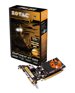 ꡼ No.001Υͥ / Low Profile1åȻͤZOTACGeForce GT 520ץɤȯ