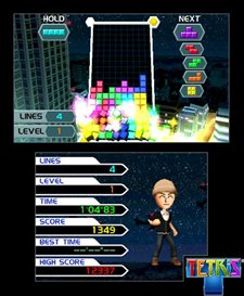 画像ギャラリー No.003のサムネイル画像 / 25種類のモードを収録したニンテンドー3DS版「テトリス」は10月20日に発売。「AR」機能を生かした新モードや新ルールが登場