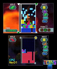 画像ギャラリー No.004のサムネイル画像 / 25種類のモードを収録したニンテンドー3DS版「テトリス」は10月20日に発売。「AR」機能を生かした新モードや新ルールが登場