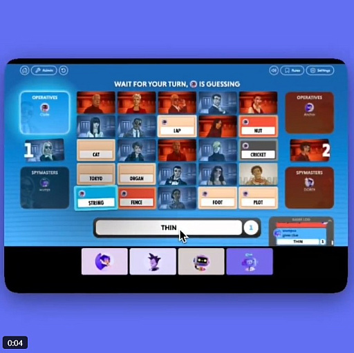 画像ギャラリー No.005のサムネイル画像 / 「コードネーム」がDiscordのアクティビティに追加。スパイマスターのヒントをもとに,25のワードから正解を当てるゲーム