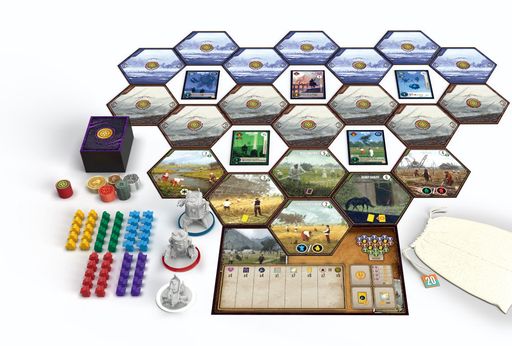 画像ギャラリー No.002のサムネイル画像 / ボードゲーム「エクスペディションズ」が9月22日に発売決定。架空の東欧を舞台にした「サイズ - 大鎌戦役 -」の世界で隕石を調査する