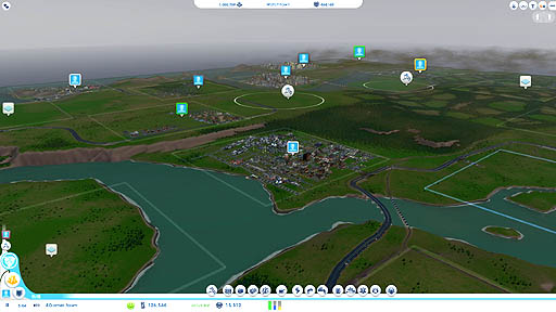 画像ギャラリー No.006のサムネイル画像 / 話題の都市建設シム「シムシティ」の先行プレイレポートを掲載。複数のプレイヤーが共に都市作りを行う“マルチシティ”とは