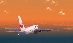 ֤ܤϹҶ ݡȥҡ3D  with JALפ524ȯ䡣ǿԵ֥ܡ787פо