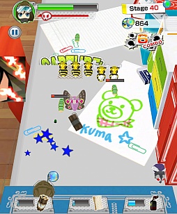 画像ギャラリー No.005のサムネイル画像 / 害虫駆除は戦いだ。スマートフォン向けシューティング「むしアミ!」を紹介する「(ほぼ)日刊スマホゲーム通信」第217回