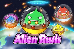 画像ギャラリー No.001のサムネイル画像 / iOS版タッチアクションゲーム「Alien Rush」が配信。エイリアンを指先で撃退