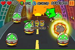 画像ギャラリー No.005のサムネイル画像 / iOS版タッチアクションゲーム「Alien Rush」が配信。エイリアンを指先で撃退