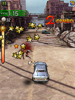 画像ギャラリー No.003のサムネイル画像 / 車に乗ってゾンビを倒しまくるiOS向けアクション「ゾンビオーバードライブ」を取り上げる「(ほぼ)日刊スマホゲーム通信」第20回