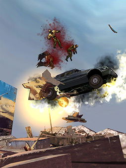 画像ギャラリー No.011のサムネイル画像 / 車に乗ってゾンビを倒しまくるiOS向けアクション「ゾンビオーバードライブ」を取り上げる「(ほぼ)日刊スマホゲーム通信」第20回