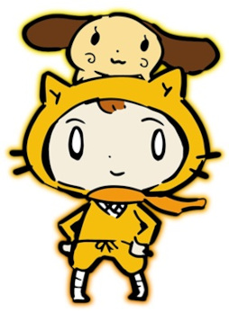 画像ギャラリー No.001のサムネイル画像 / 「戦国パズル!!あにまる大合戦」,読売テレビのキャラクター“シノビー&ニン丸”とのコラボを開催