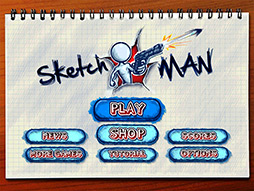 画像ギャラリー No.004のサムネイル画像 / 棒人間のスケッチマンがひた走る。横スクロール型のアクション「Sketchman」を紹介する「(ほぼ)日刊スマホゲーム通信」第34回